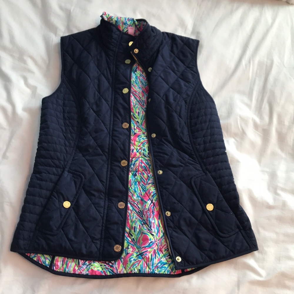 Lilly Pulitzer’ pattern vest